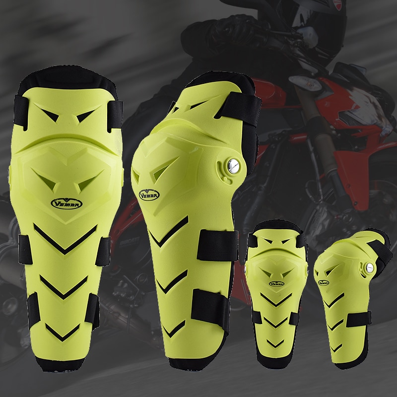 Ginocchiere VEMAR gomitiere + ginocchiere 4 pezzi PP conchiglia ginocchiere Moto ginocchiere motocross antiurto Moto resistente