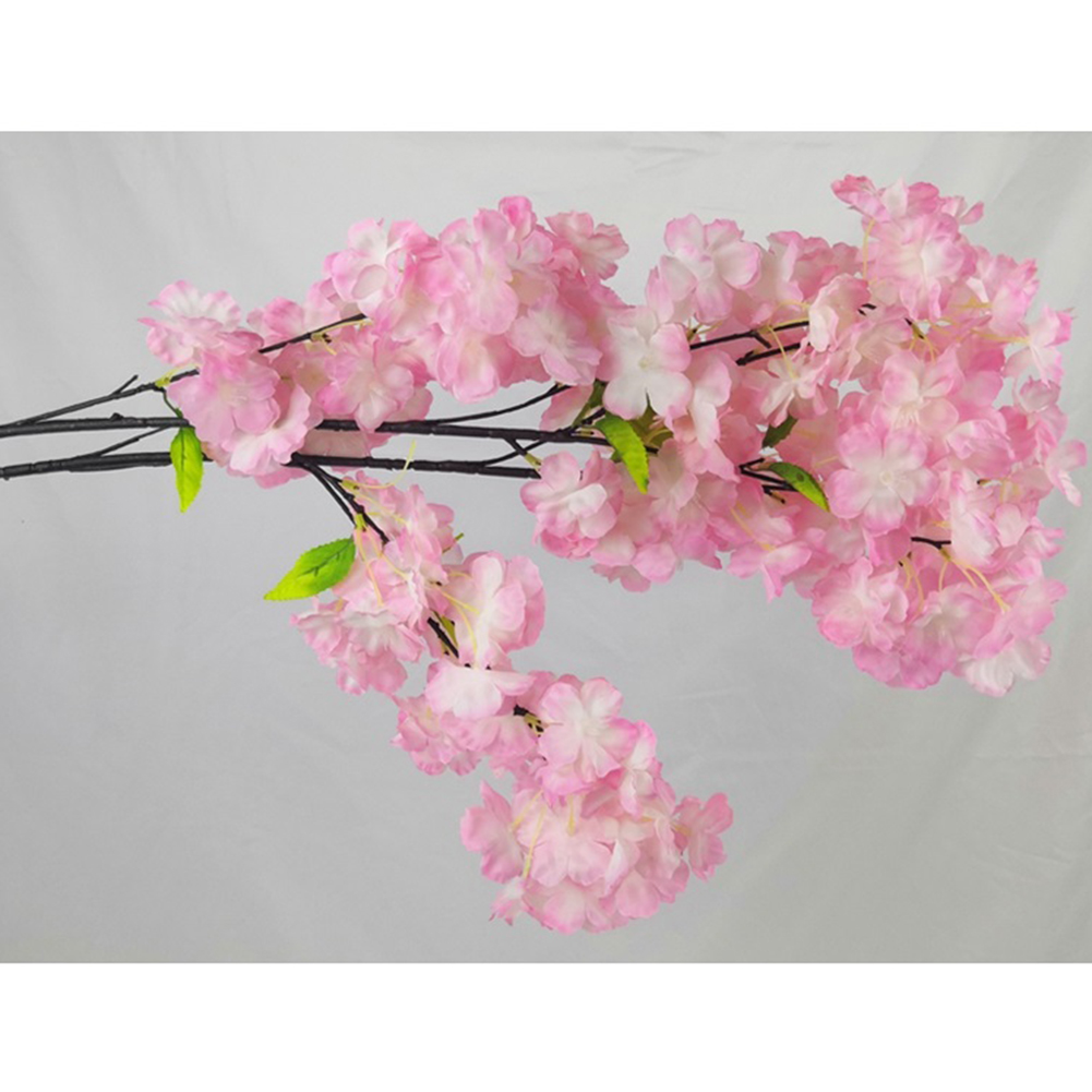 Nep Kersenbloesem Bloem Tak Begonia Sakura Boom Stem Voor Event Bruiloft Boom Deco Kunstmatige Decoratieve Bloemen Voor Hotel