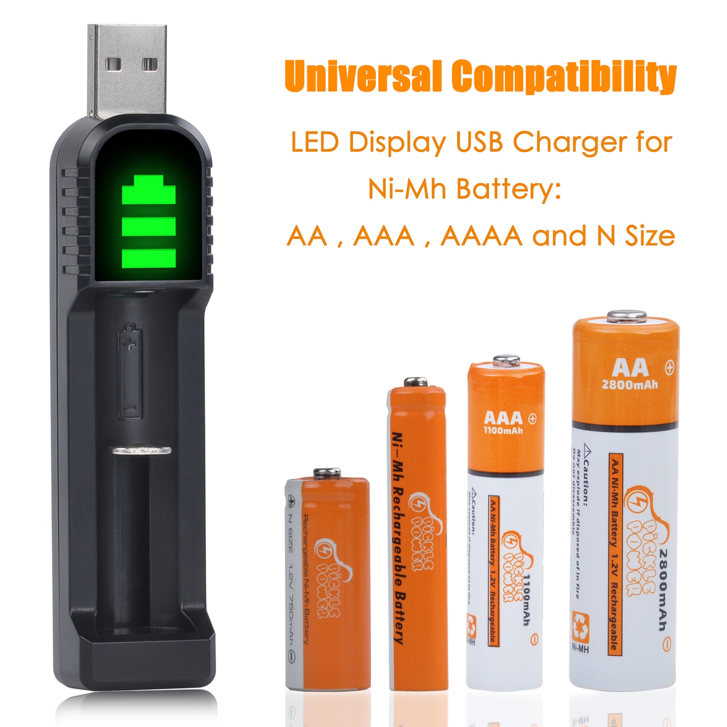 salamoia potenza 500mAh AAAA batteria ricaricabile Ni-MH caricabatterie USB a portato per batteria a stilo attivo con penna di superficie