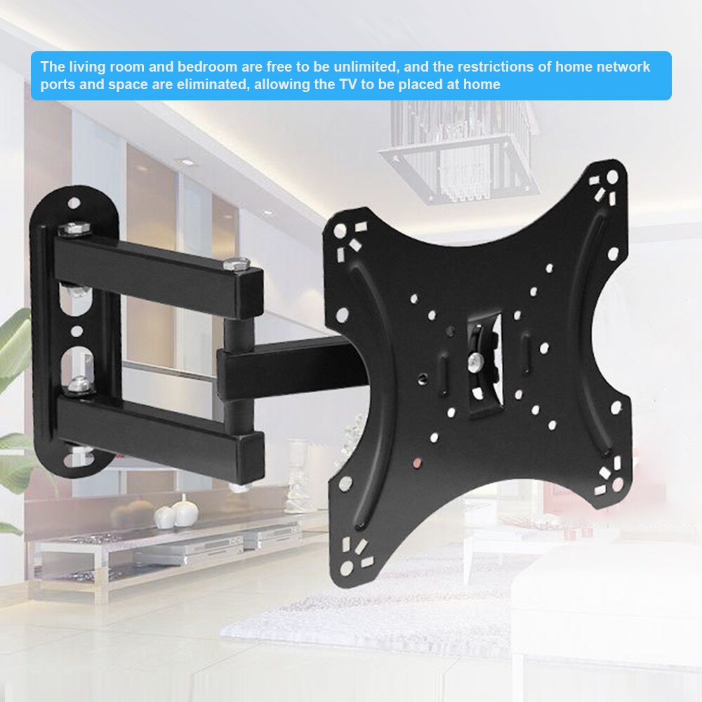TV Stand Wall Mount 14-42 Inch Universal Bracket Monitor Support Retractable droppshing