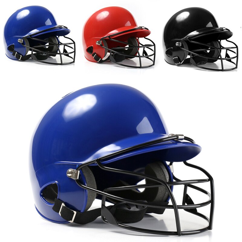 Fdbro baseball hjelme hit binaural baseball hjelm slid maske softball fitness krop fitness udstyr skjold hoved beskytter ansigt