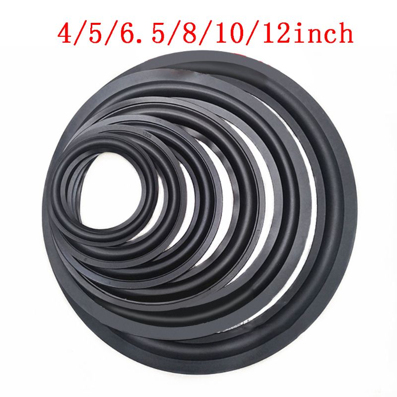Anillo para altavoz envolvente de espuma, anillo para altavoz de goma elástica de 4/5/6, 5/8/10/12 pulgadas, borde de Woofer Q1JC