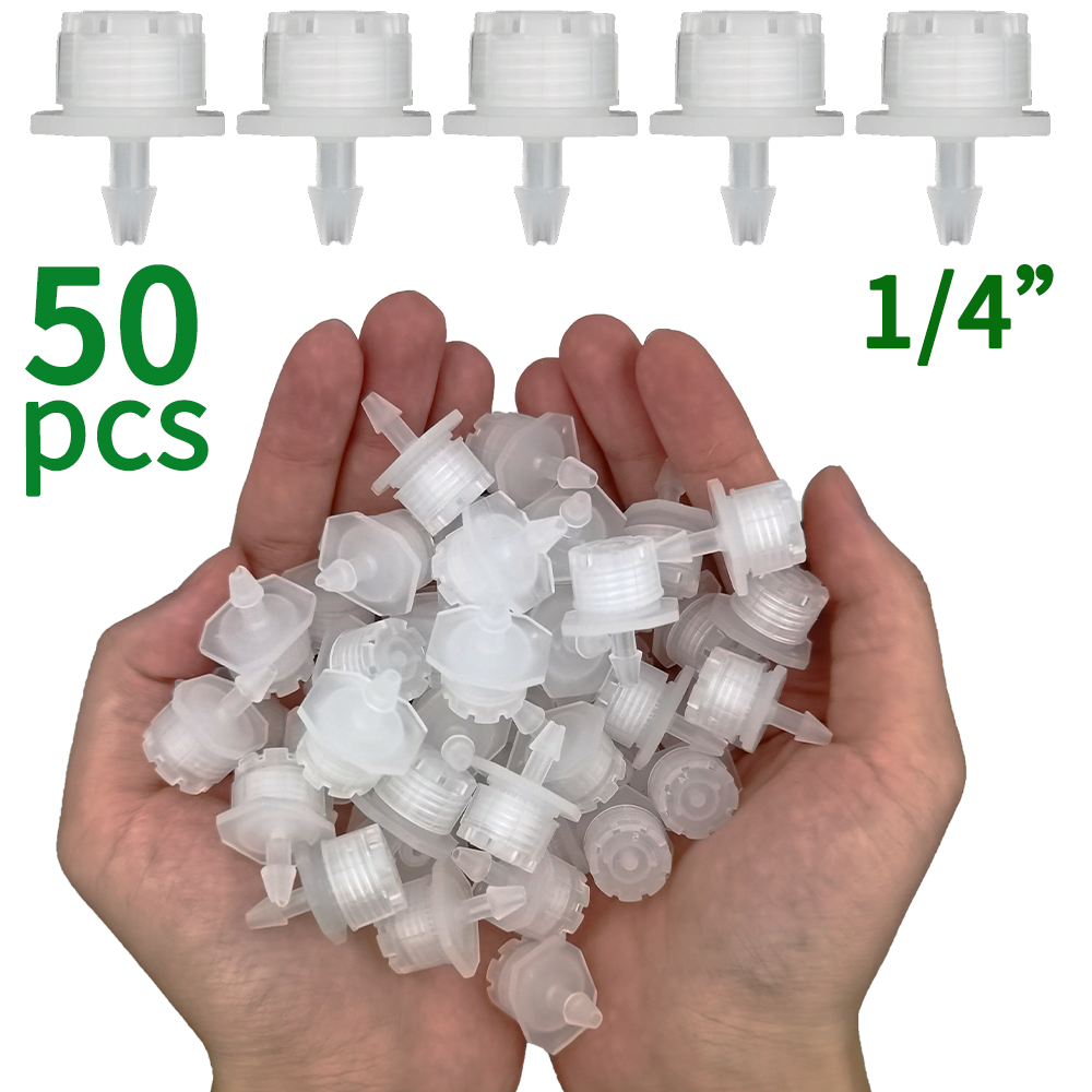 oasi 30-800X giardino 4/7MM micro ugello regolabile sistema di irrigazione a goccia 1/4 ''irrigatore anti-intasamento emettitore gocciolatore: Lavanda