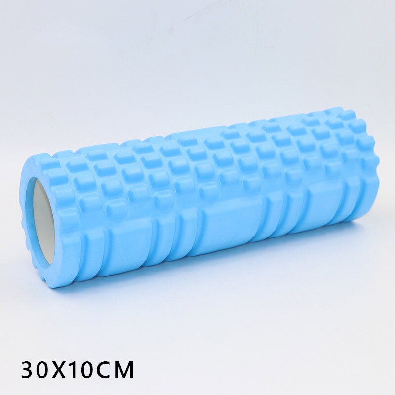Foam Fitness Yoga Blocks Column Muscle Relaxation Massage Roller Tools Training Pilates Block Sports Gym Therapy Physio 30x10cm: Blue