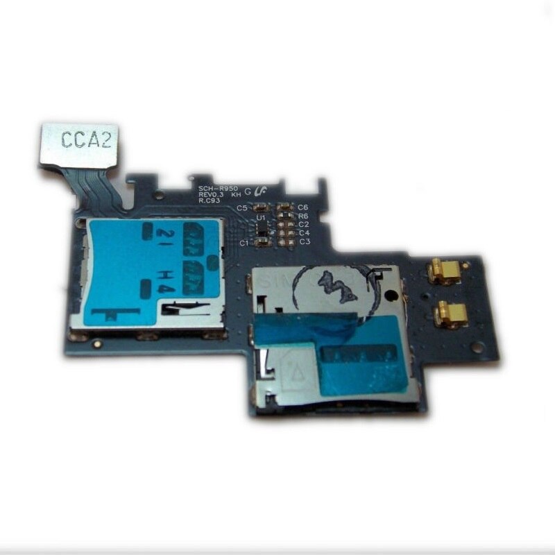 For Samsung Galaxy Note 2 GT-N7100 N7105 I317 T889 L900 I605 R950 Micro SD Card Tray Micro /SIM Card Tray