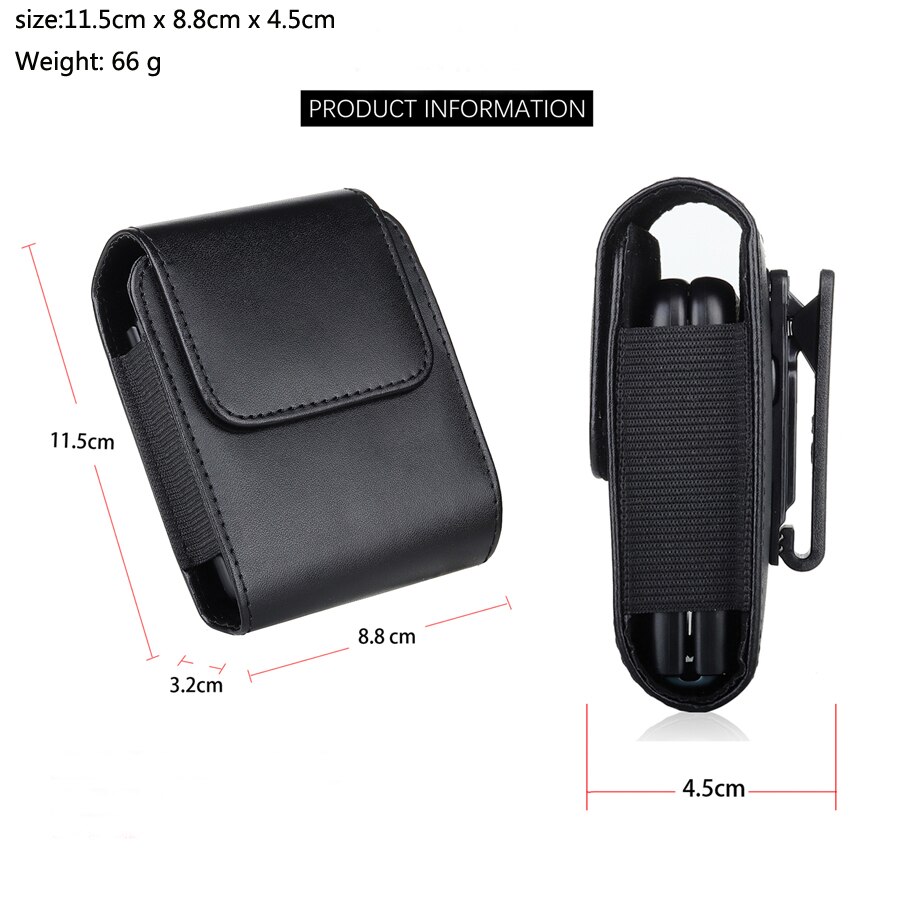Voor Samsung Galaxy Z Flip 3 5G Riem Clip Holster Case Cover Voor Galaxy Z Flip Pu Lederen Taille tas Voor Motorola Razr 5G