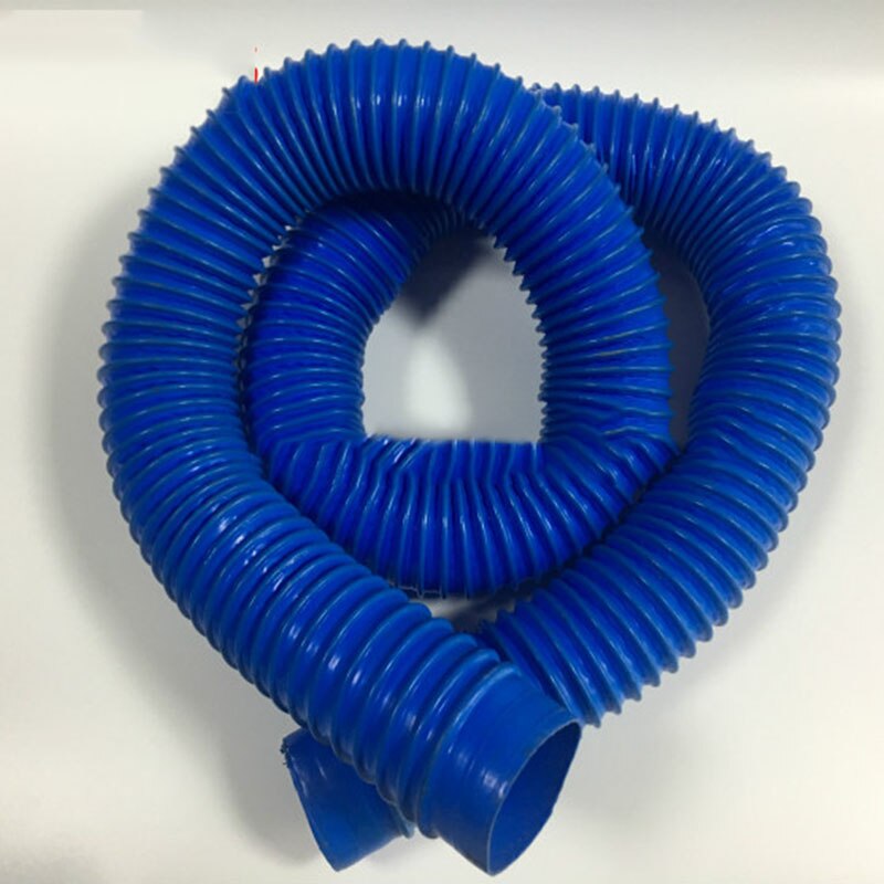 1PC Flat Grinder Vacuuming Hose 2M Threaded Hose 65MM Diameter Vacuum Tube Hose Clamp Dust Tube