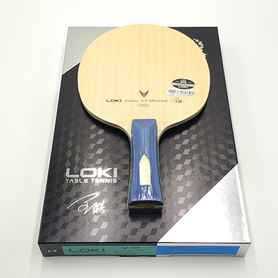 Loki 5 krydsfiner bordtennis klinge træning pingpong klinge ping pong ketcher alle: Langt håndtag