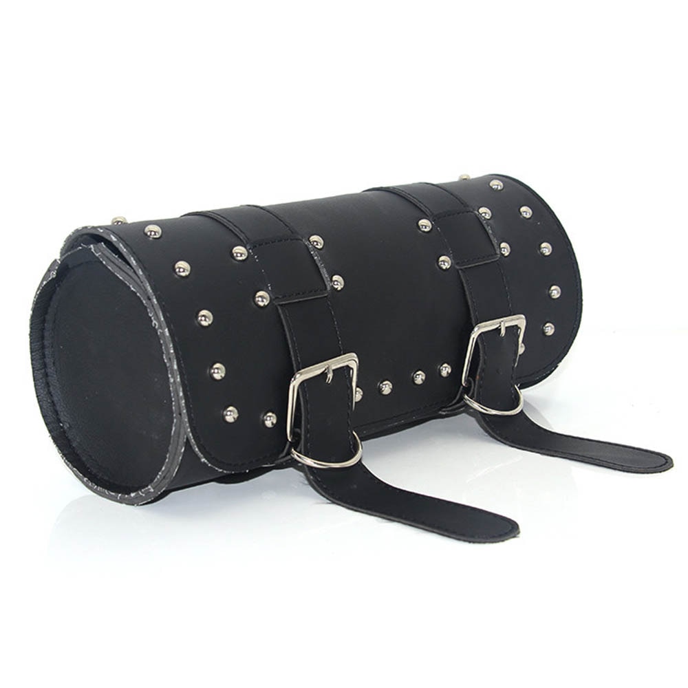 Motocross Storage Bag Motorcycle Fork Tool Bags Motorbike Travel Luggage Bag PU Leather Saddle Bags