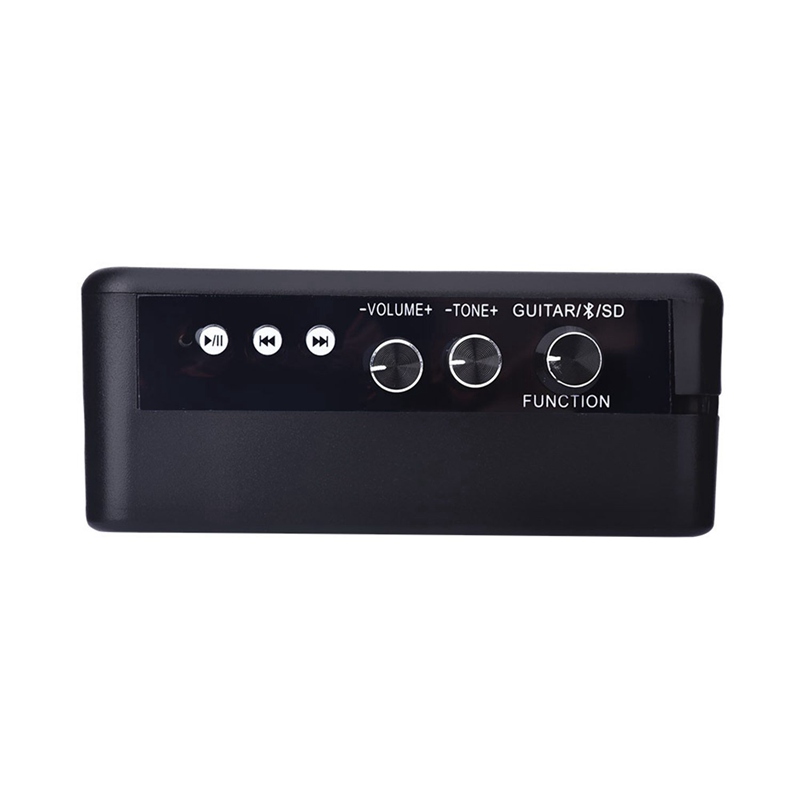 Mini 5W 9V Battery Powered Amp Home Audio Amplifier Speaker for Acoustic/ Electric Guitar Ukulele High-Sensitivity Speaker