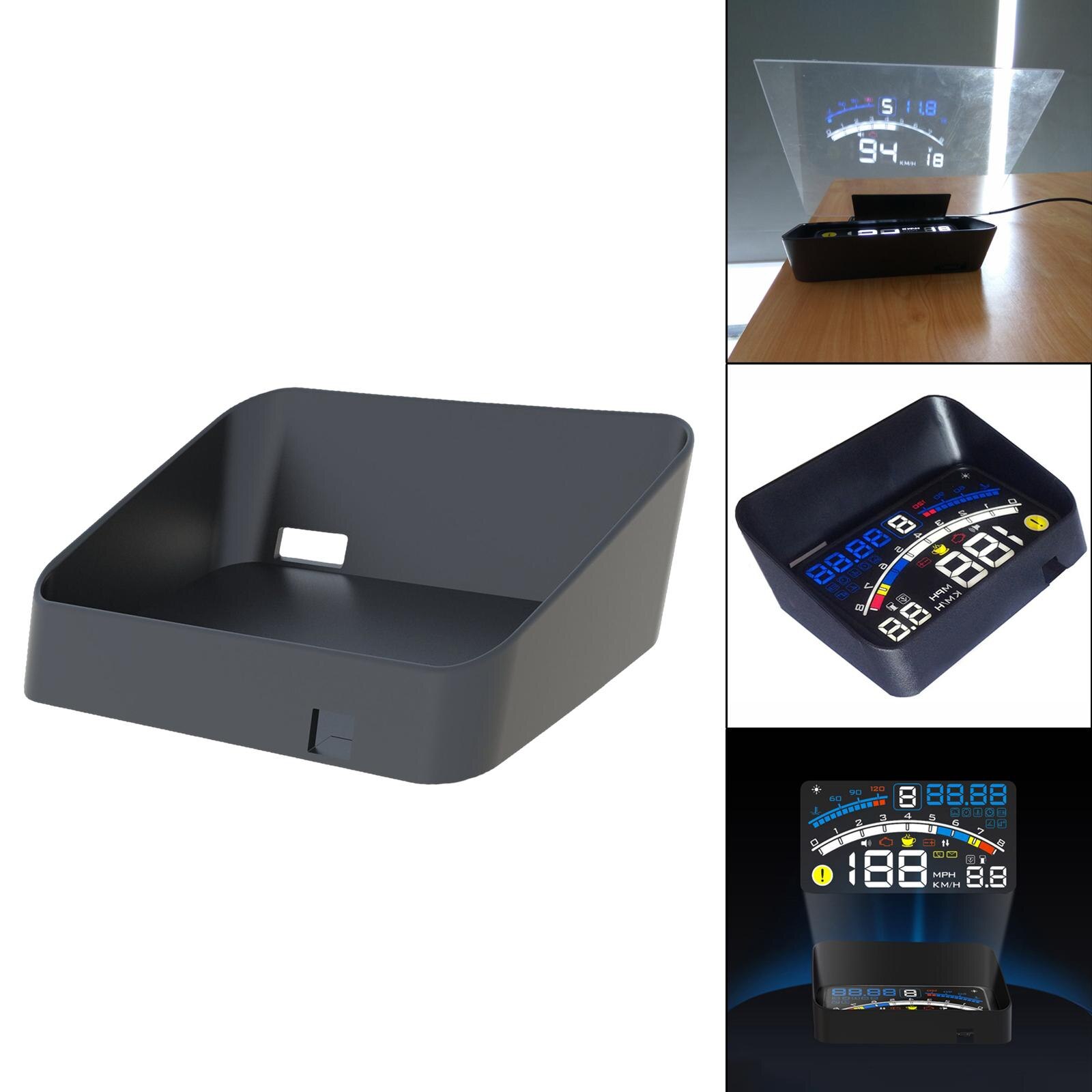 Auto Digitale Snelheidsmeter Head Up Display Voorruit Hud Head Up Display Beugels Kap Past Voor Ash-4E