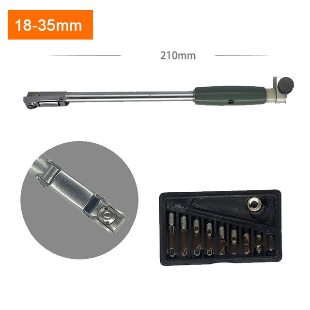 10-18-35-50-160 Inner Diameter Gauge Measuring Rod + Probe 10mm 0.01 indicator Accessories Inner Diameter Gauge Measurement Tool: 18-35mm