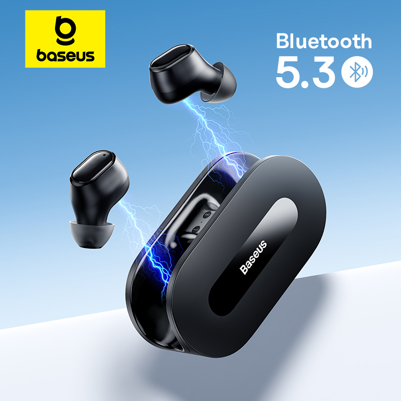 Bezprzewodowe słuchawki Baseus True Bluetooth 5.3 HiFi Sportowe słuchawki douszne Szybkie ładowanie 0,06 'Niski czas oczekiwania 25 godzin odtwarzania