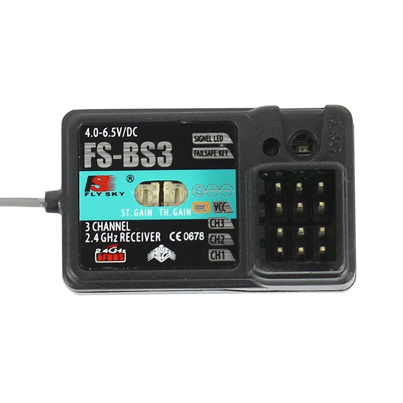 Flysky FS-BS6 FS-BS4 FS-BS3 BS6 BS3 BS4 Receiver with Gyro Stabilization for Flysky FS-IT4S FS-GT5 Remote Control Transmitter