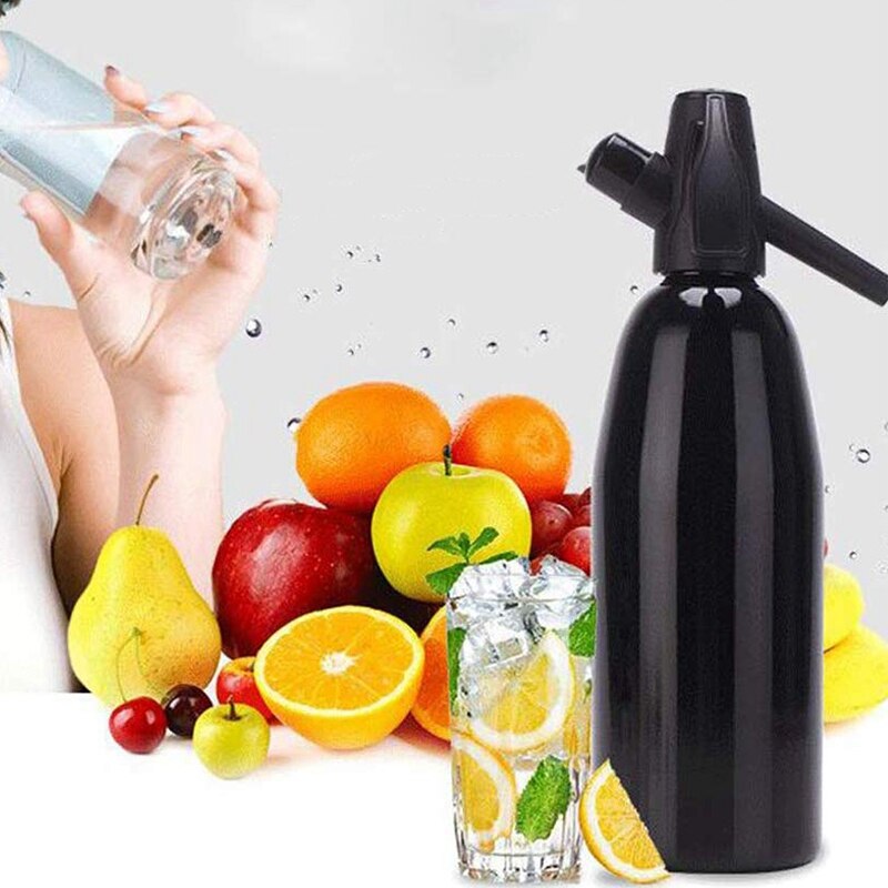 Sifão de soda co2 dispensador de água bolha gerador bebida fresca cocktail máquina soda diy fabricante de soda que faz a faísca água para o suco