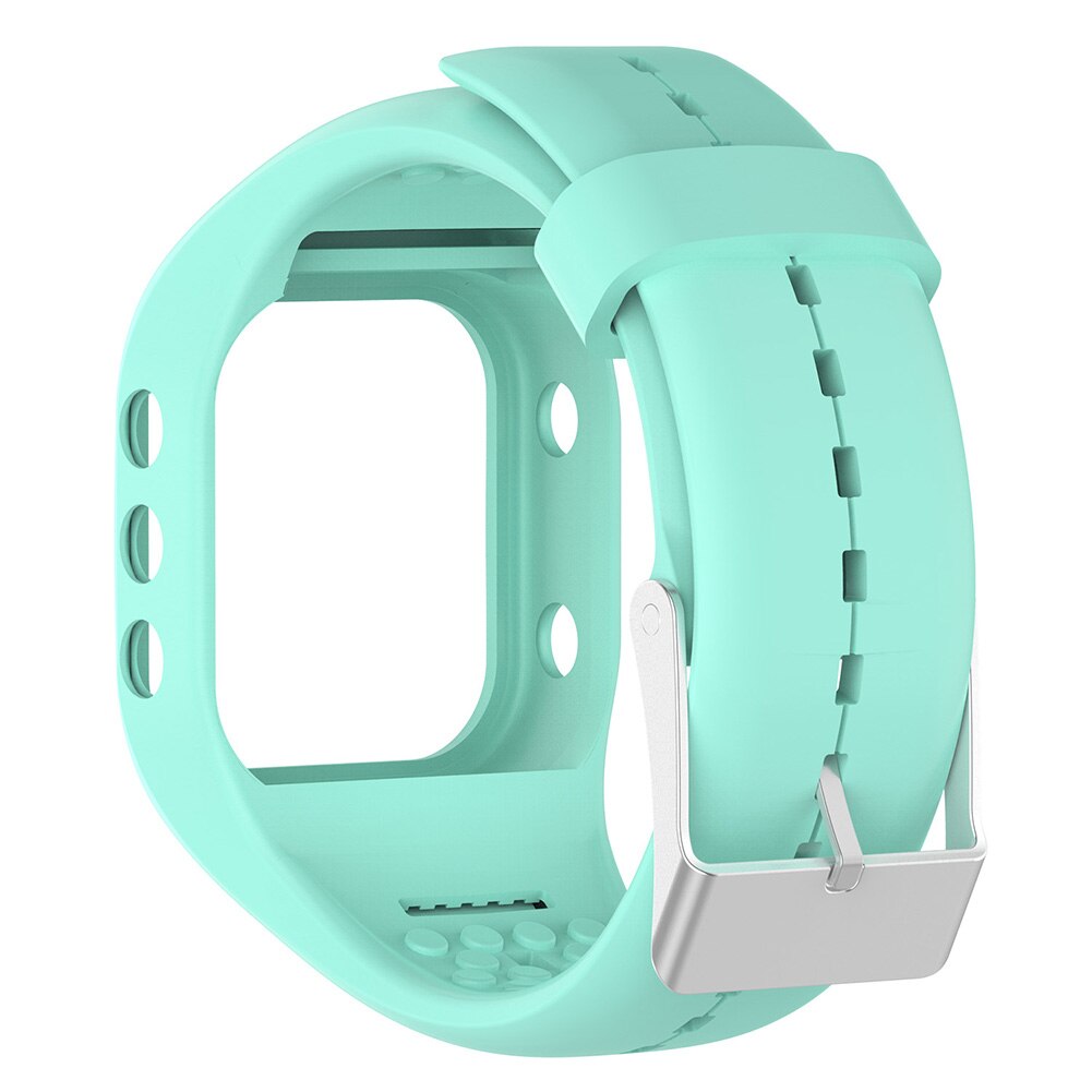 Adjustable Sports Silicone Watch Strap Wrist Band for Polar A300 Smart Bracelet: Teal