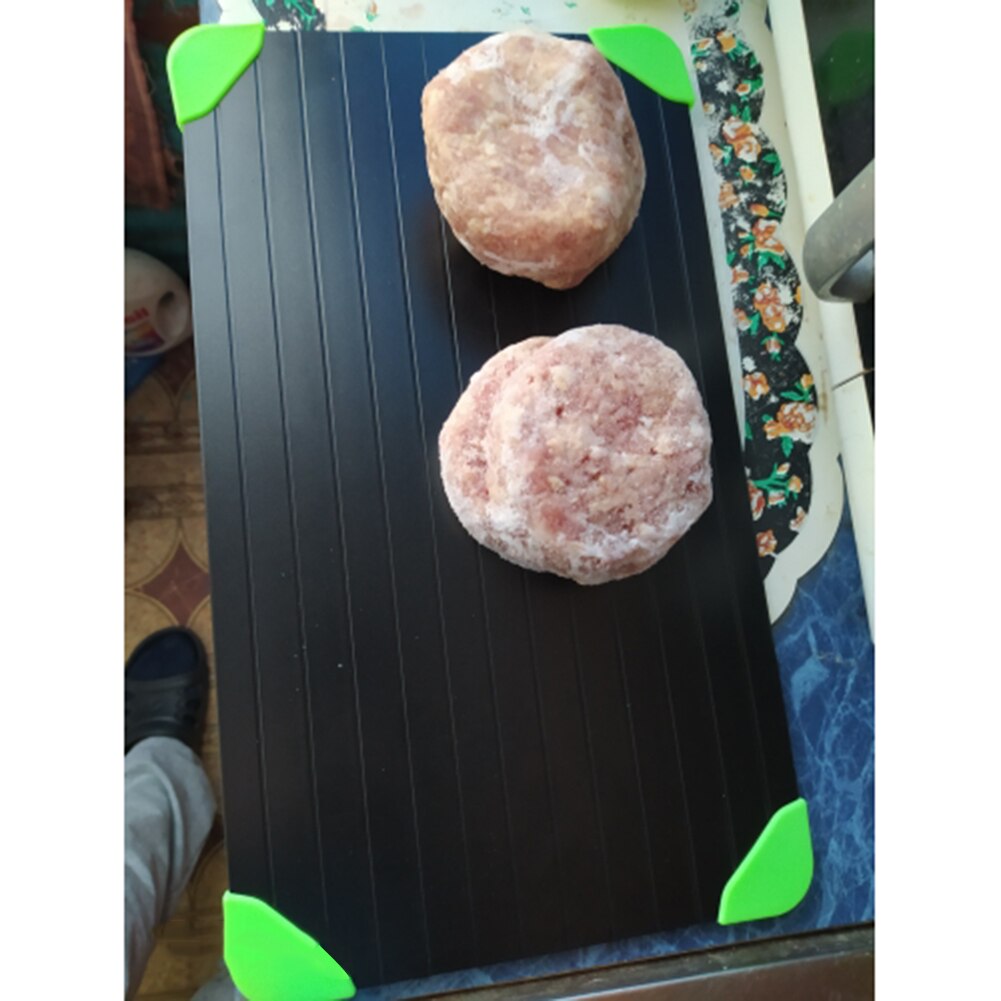 Kitchen Quick Thawing Cutting Board Defrosting Trays Plate Practical Eco-friendly Defrosting Plate Easy Clean Thaw Frozen