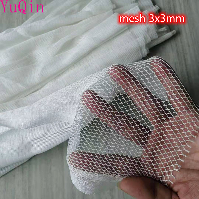 5m piccola griglia rete da pesca rete da palo reti da allevamento protezione delle colture rete balcone isolamento rete multifunzione in nylon rete a mano: 1x5m / mesh 3x3mm
