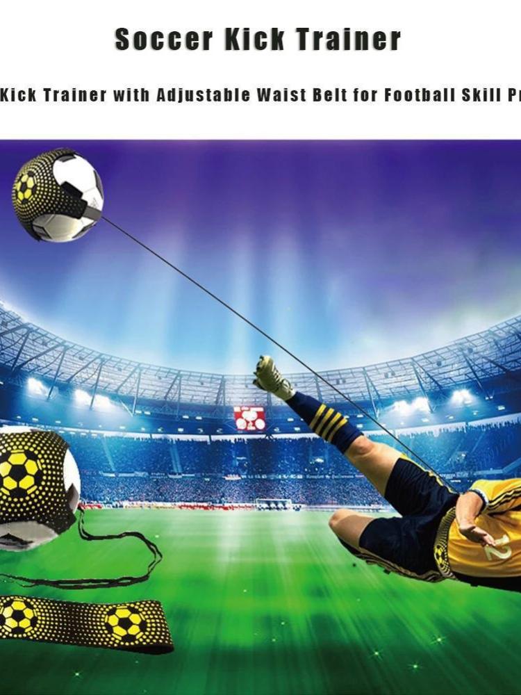 Adult Soccer Practice With Soccer Kick Training Belt Soccer Coach Equipment Auxiliary Adjustable Loop Belt