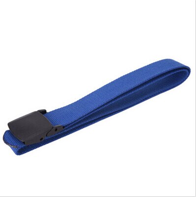 Mænd bælter lærred bælte afslappet anti allergi plast spænde bælte linning