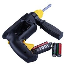 Boys Kids Electric Drill Toy Childrens Role Play Builder Pretend Toy Simulation Drill Tool Set