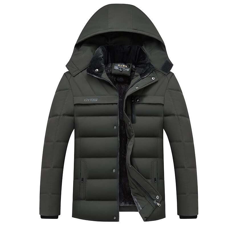 Udendørs sportsjakker mærke tøj parka mænd frakker vinterjakke mænd tyk hætte vandtæt outwear varm frakke