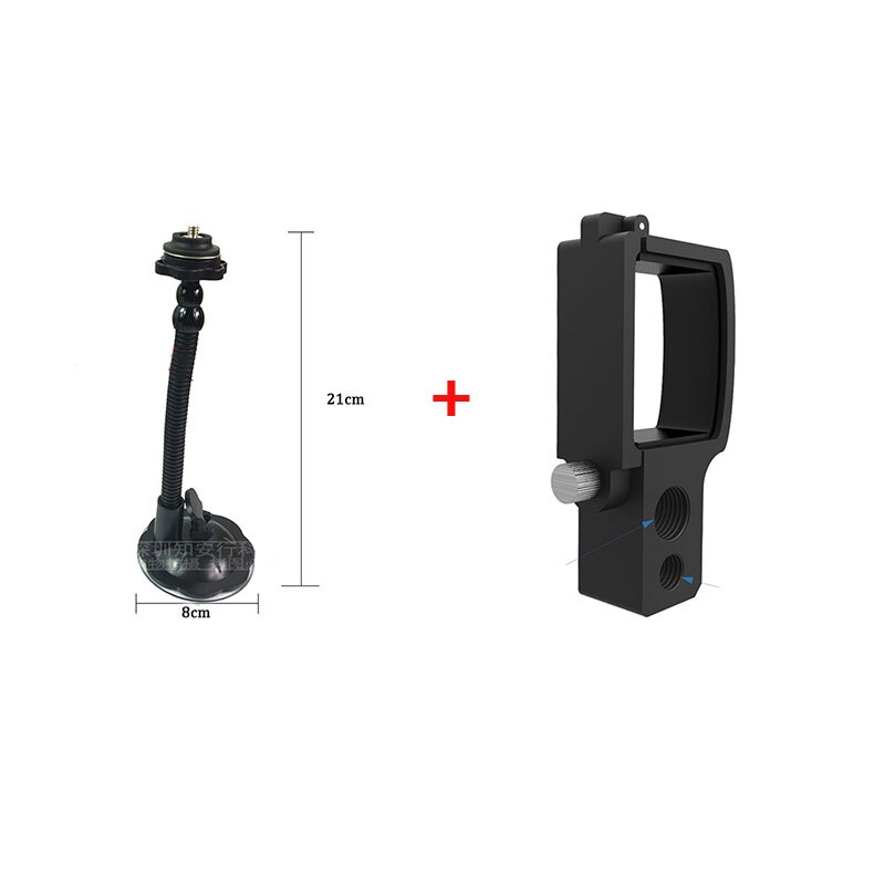 Ventouse de pare-brise de voiture de poche Osmo pour caméra de cardan de poche Dji Osmo avec connexion de Module d'extension pour poche Dji Osmo: Grey