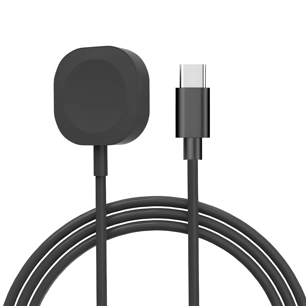 USB Typ C Ladegerät für Apfel Uhr Serie 10 Ultra 2 9 8 7 SE Ladekabel für iWatch Ultra 2 6 5 4 3 2 Ladestation: Silber