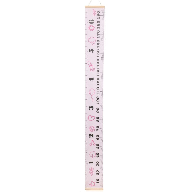 Kids Growth Size Chart Height Chart Baby Child Kids Height Ruler Measure Ruler Wall Sticker for Kids Room Home Decoration Hang: 6