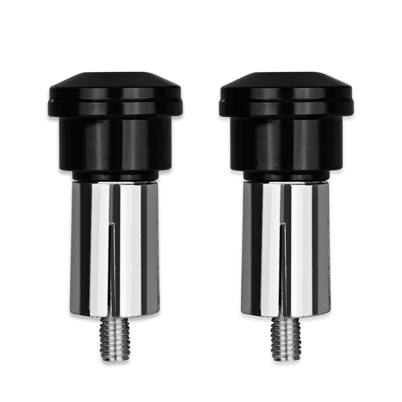 2Pcs Motorfiets Spiegels Bar End Blauw Glas Achteruitrijcamera Motor Stuur End Spiegel Cafe Racer Retrovisor Moto Motorfiets Spiegels