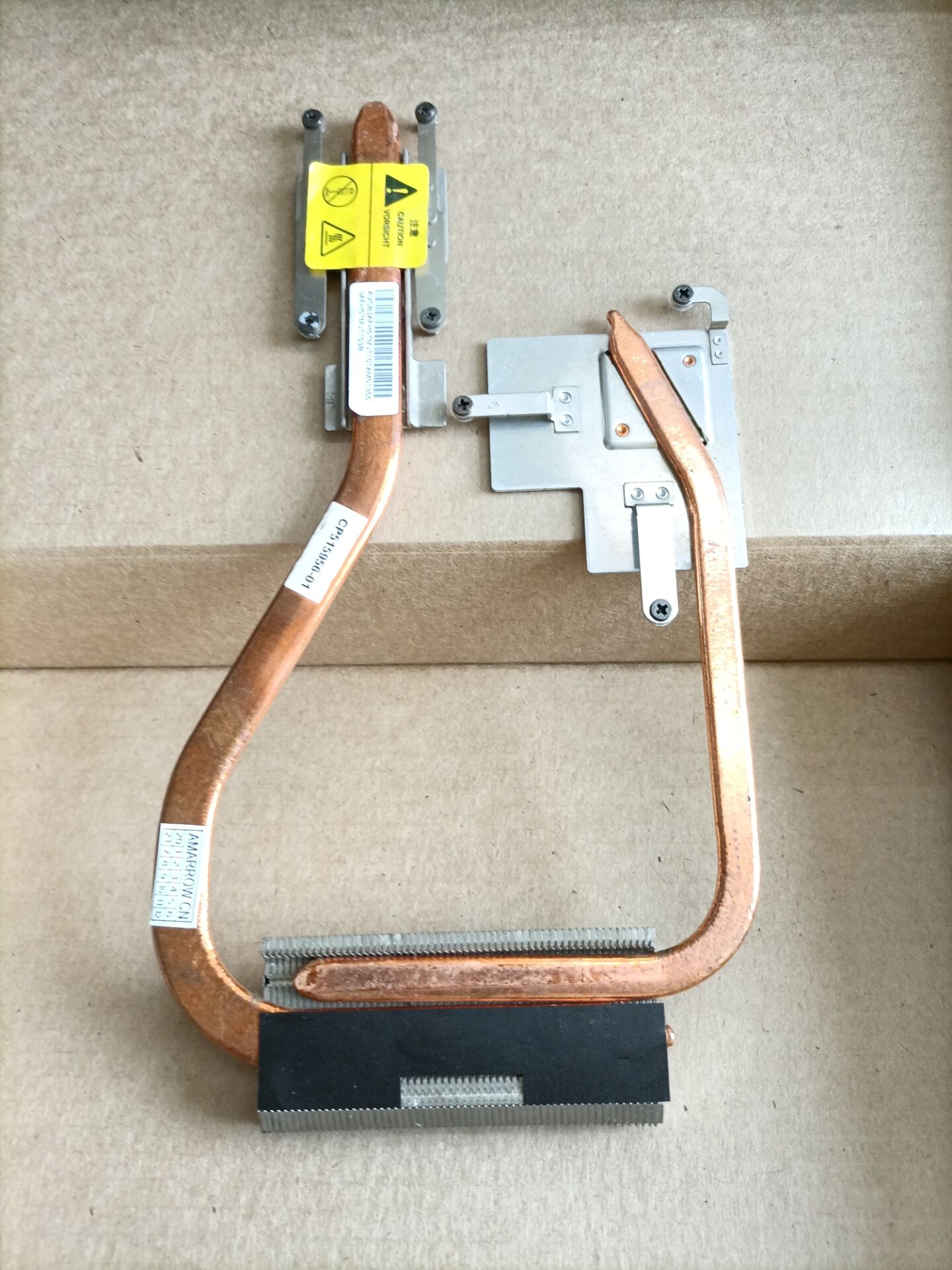 Originele Laptop Cpu Cooling Heatsink Fan Voor Fujitsu AH531 CP515959-01 CP515956-01: heatsink