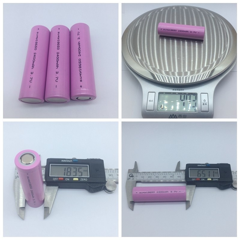 supersedebat 100% Inr18650 2400mah Battery 18650 3.7v Rechargeable Batterie Avec Chargeur Battery Li Ion Rechargeable Batteries
