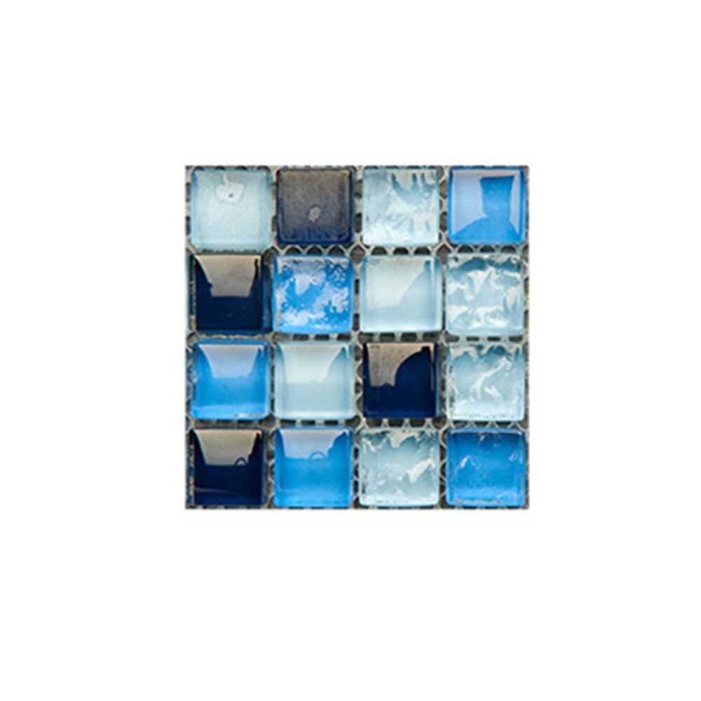 10 stk 10*10cm gør-det-selv italiensk stil mosaik vægklistermærker taljelinje køkkenklæbende badeværelse toilet vandtæt pvc vægklistermærke  #1: 6