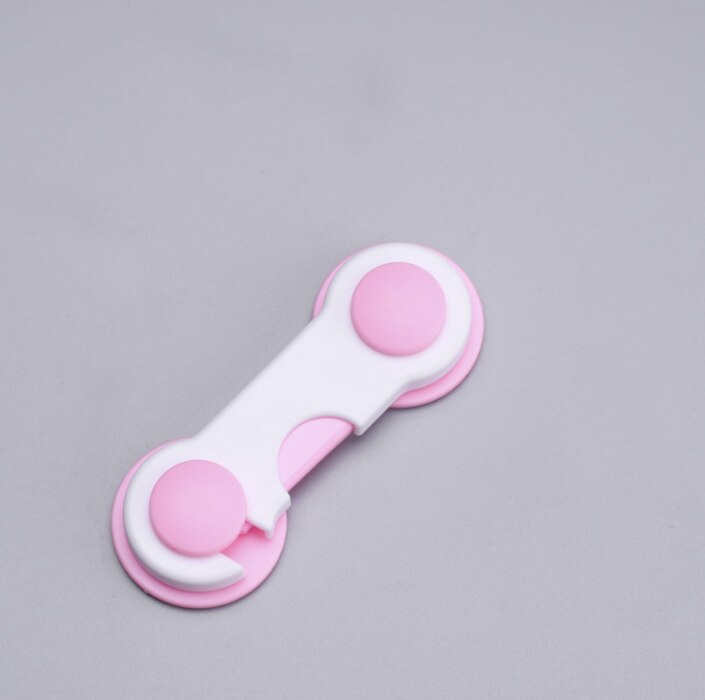 10pcs Dei Bambini Serratura Dell'armadietto Serrature di Sicurezza Del Bambino di Protezione del Bambino Serratura di Sicurezza A Prova di bambino Prodotto di Sicurezza Frigorifero Serratura Del Cassetto: pink-1