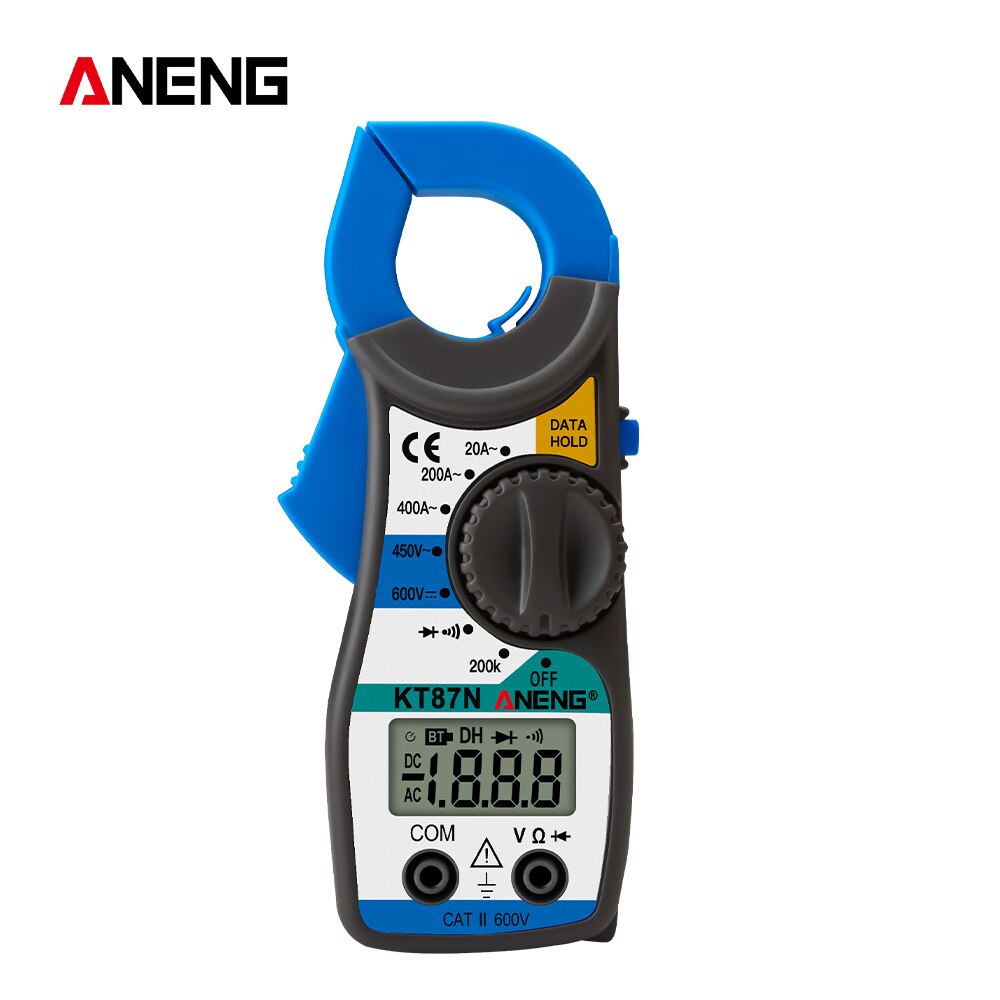 ANENG ST201 Digital Multimeter Clamp Amperemeter Transistor Kondensator Tester Power Test Automotive Spannung Tester: KN87N