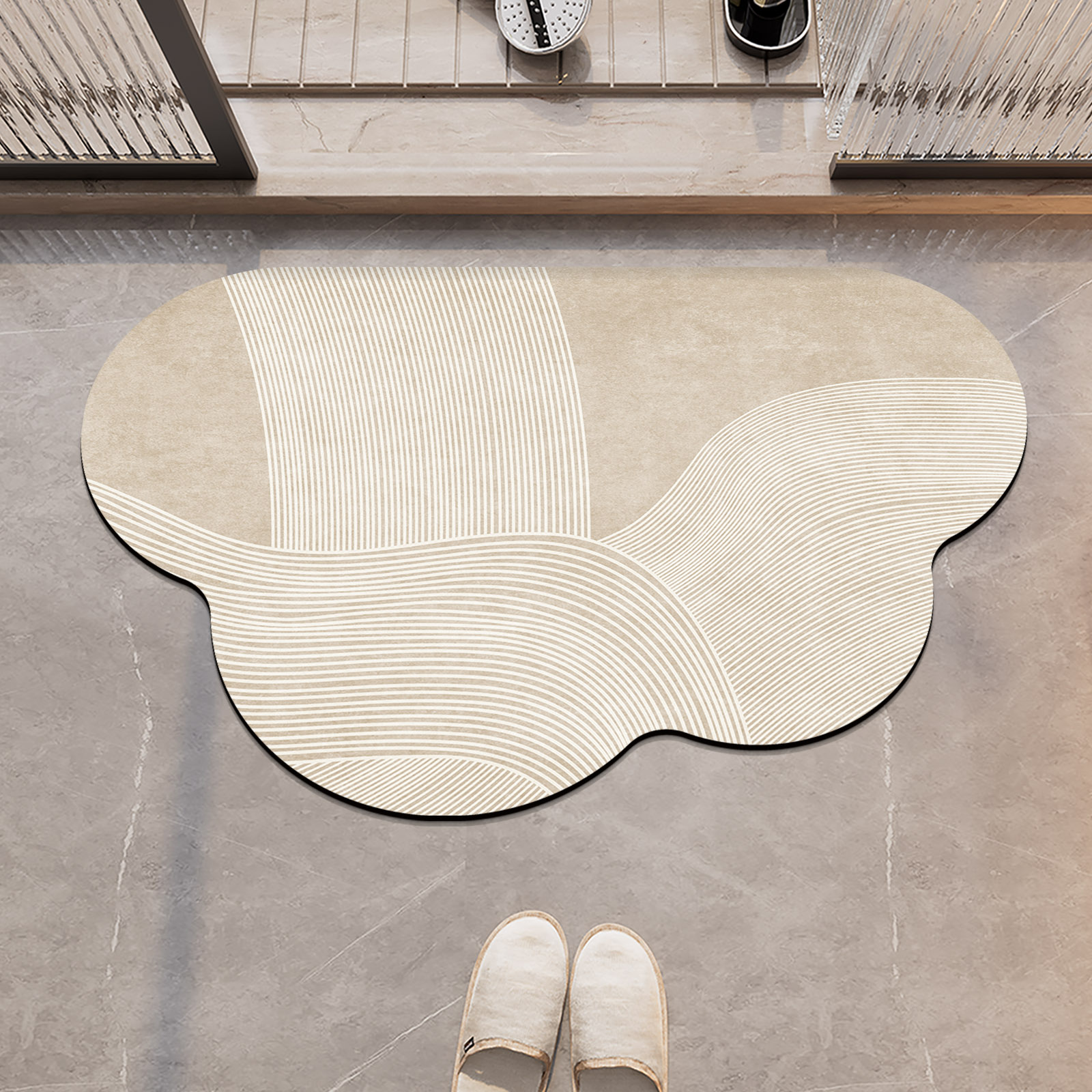 Diatomiet Badmat Badkamer Absorberende Voetmatten Antislip Sneldrogend Douchekleed Bad Wc Tapijt Entree Deurmat Wasbaar