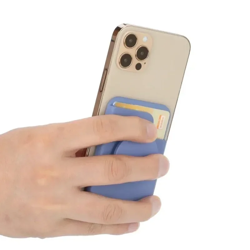 Voor Magsafe Card Wallet Case Voor iPhone 17 16 15 14 13 12 Pro Max 2 in 1 Sterke magnetische kaarthouder Zak met uitbreidbare standaard