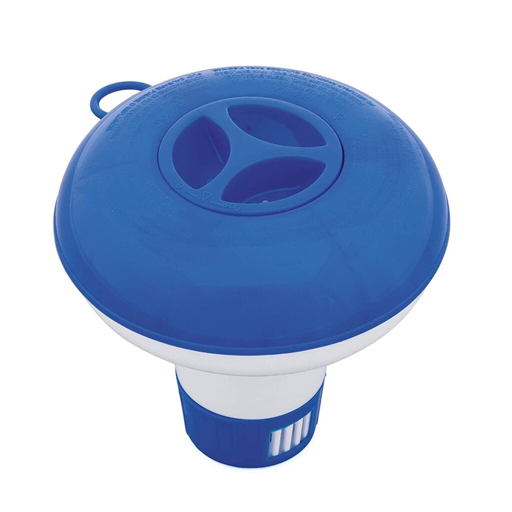 Swimming Pool Floating Chemical Chlorine Dispenser Swimming Pool Accessories Thermometer Disinfection Automatic Applicator Pump: Default Title