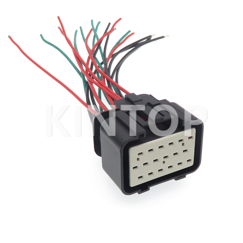 1 Set 18 Pins 344103-1 Car Male Female Electric Wire PCB Connector AC Assembly Auto Waterproof ECU Socket 344106-1 344107-1: PURPLE