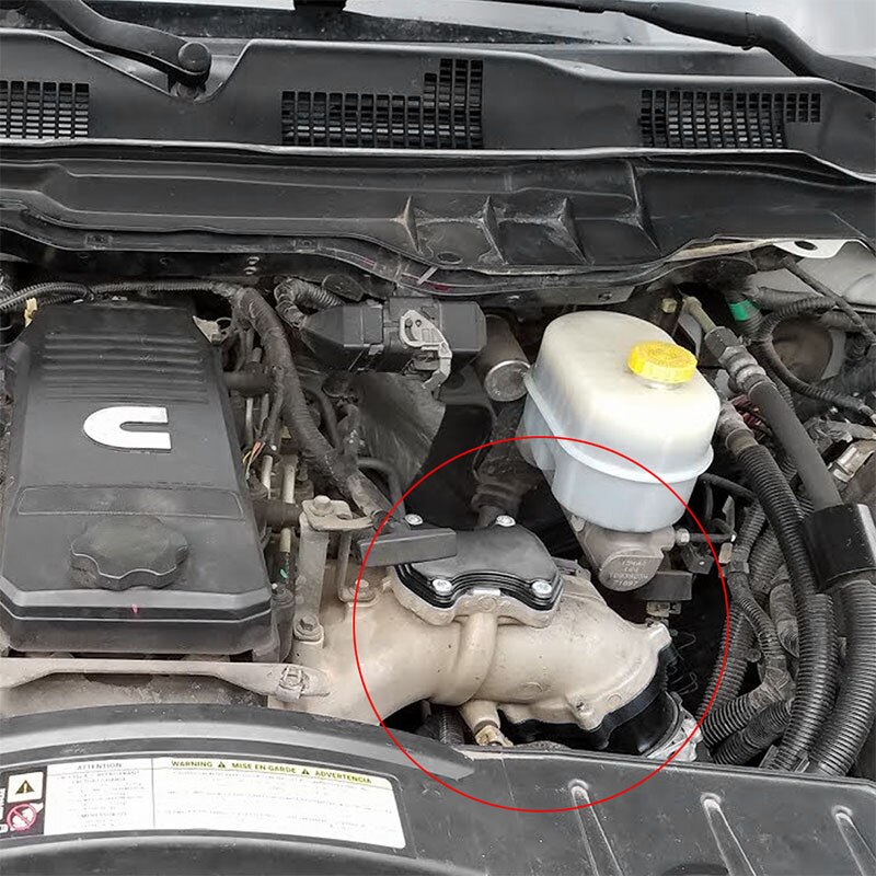 ESPEEDER-Kit de válvula de acelerador y válvula EGR de aluminio, Kit de eliminación de válvula de acelerador EGR para Dodge Ram 6.7L Cummins Diesel