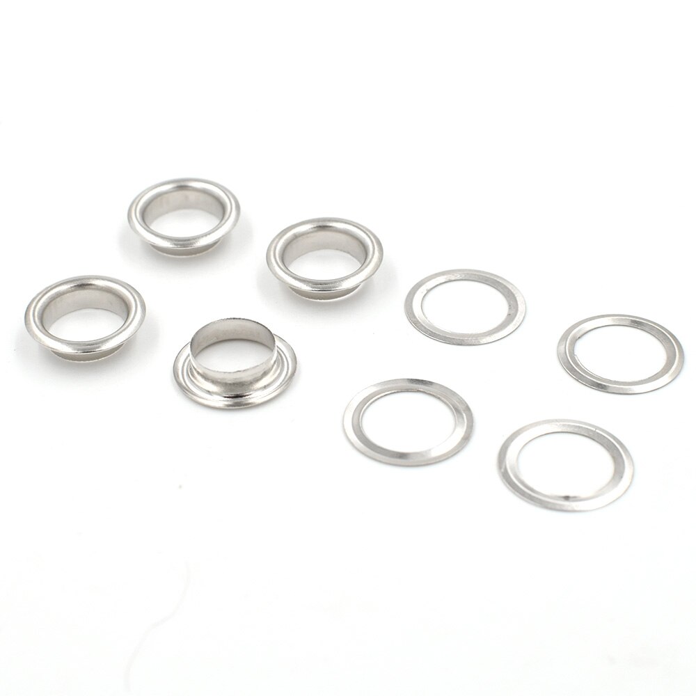 200 œillets métalliques de diamètre intérieur, 10mm, patchs, couture, accessoires pour vêtements, sacs et chaussures
