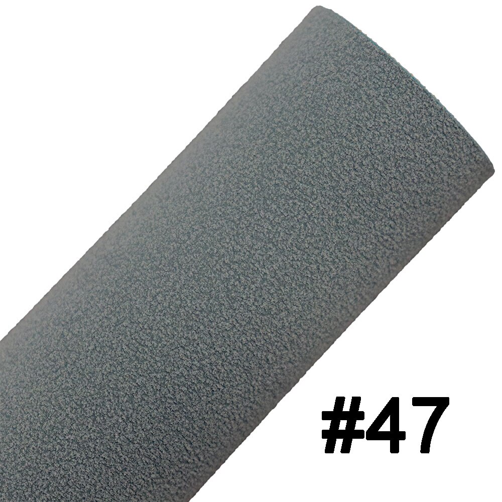 30X134Cm Roll Plain Kleur Frosted Suède Zool Faux Syntetic Leer Stof Materiaal Voor Haarelastiekjes Oorbel Handtassen diy KY008: KY008 - 47