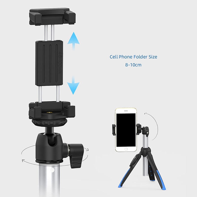 Benro MK-10 II Bluetooth Smartphone Selfie Stock Stativ Tragbare Vlog Live Stativ Selfie für Android iPhone DSLR Aktion Kamera
