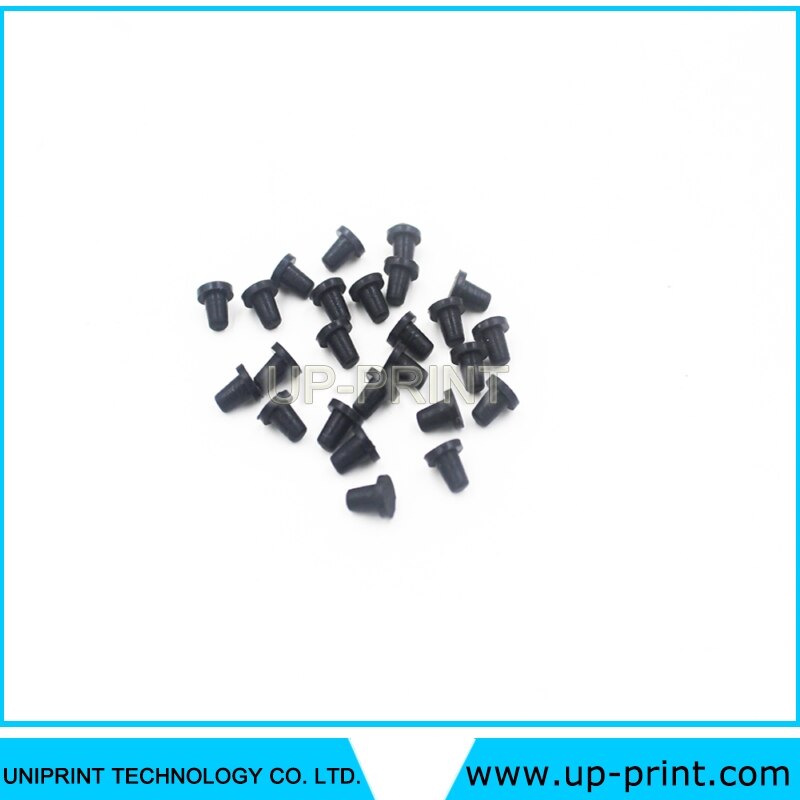 Up 1000 Pcs Kleine Zwarte Rubberen Plug Voor Inkt Cartridge/Ciss Accessoires En Onderdelen