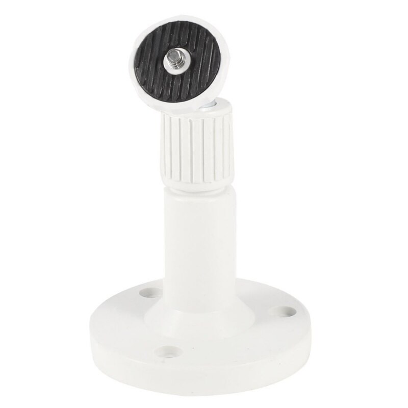 White plastic wall mount Holder Stand for CCTV DVR Camera: Default Title