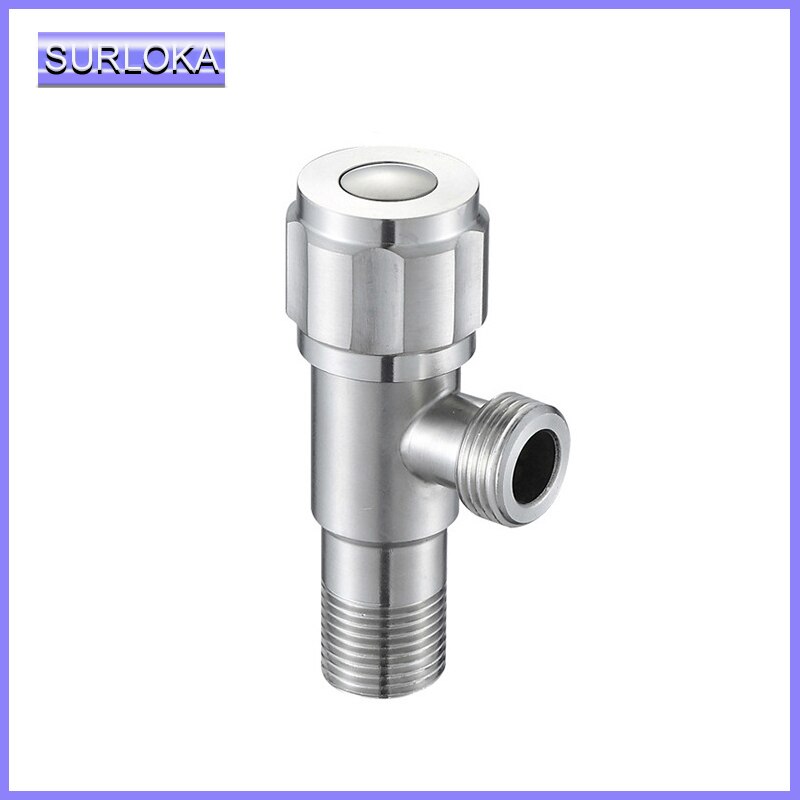 Toilet Angle Valve Faucet Angle Valve 304 Stainless Steel Diverter Toilet Stop Valve Water Heater Kitchen Bathroom Accessories
