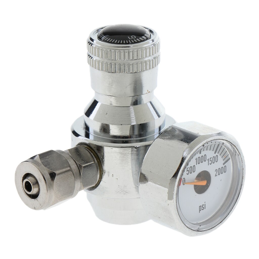 Aquarium CO2 Regulator G5/8 Valve Easy to Adjust CO2 Level in Tank