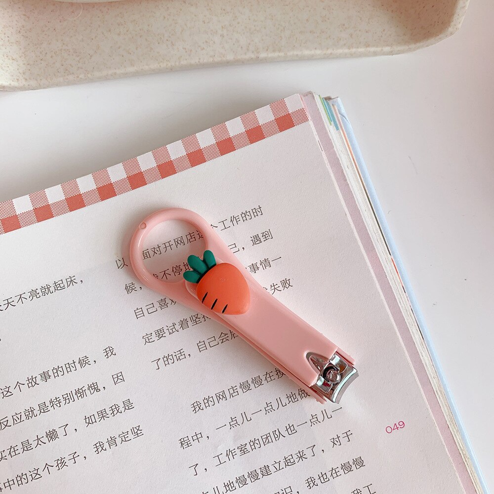 Coloré dessin animé fruits avocat coupe-ongles coupe-ongles en acier inoxydable manucure tondeuse coupe-ongles outils d'art des ongles pour les enfants: 1