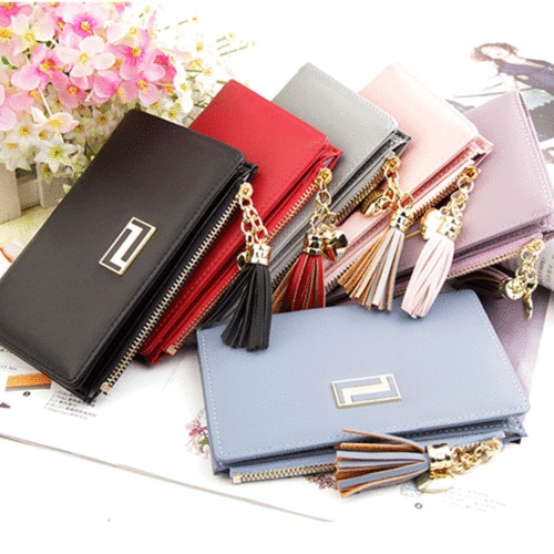 Dames kleine portemonnee dames korte stevige portemonnee clutch tas