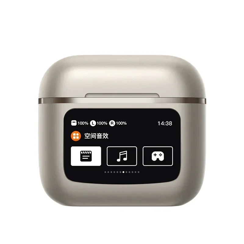 Kabellose Ohrhörer mit Geräuschunterdrückung, Bluetooth 5.4-Sportkopfhörer mit 48 Stunden Spielzeit für iPhone und Android: WHITE